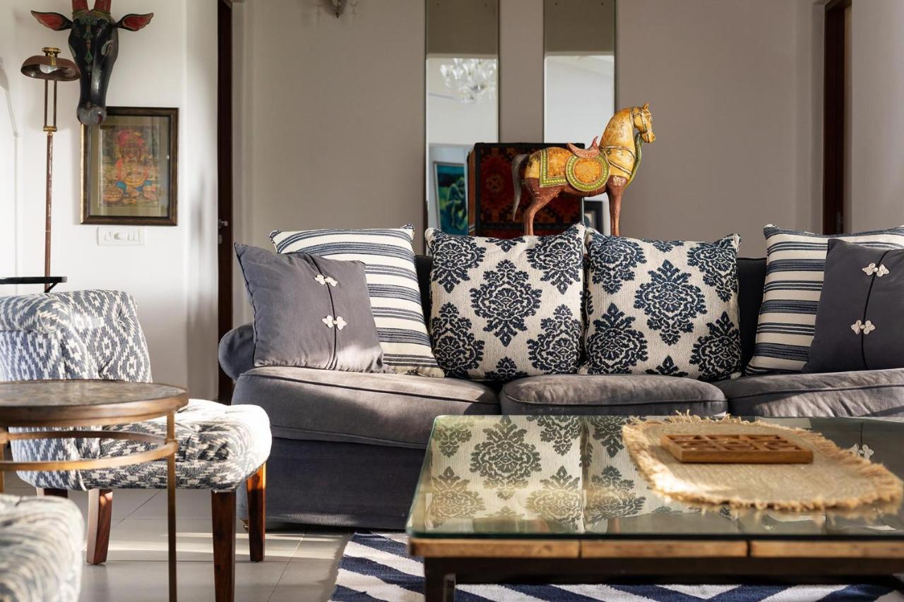 Hamptons Charm By Stayvista Luxury 5Br With Pool, Lawn & Table Tennis Alībāg Buitenkant foto